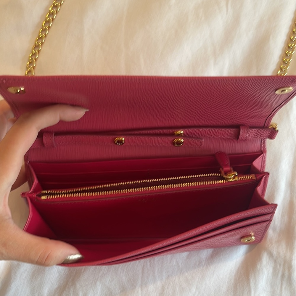 Pink Prada Chain Wallet - image 2
